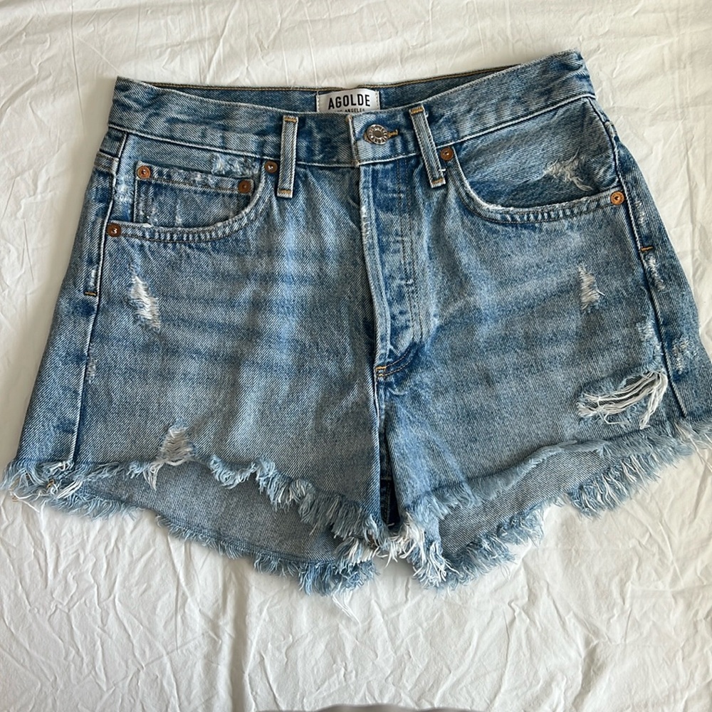 Agolde Parker Vintage Cut Off Short in Swapmeet
